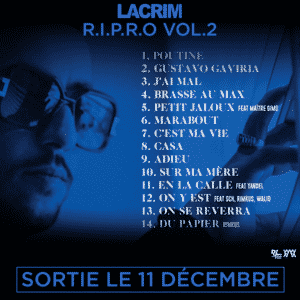image lacrim tracklist album RIPRO vol 2
