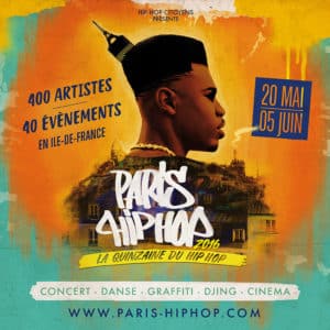 image affiche carré festival paris hip hop