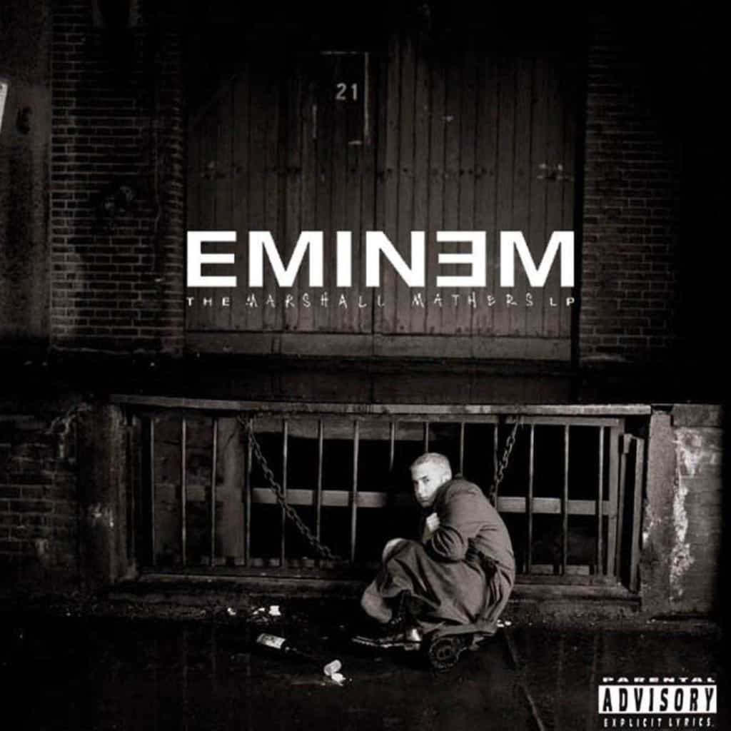 image eminem cover album marshall mathers lp