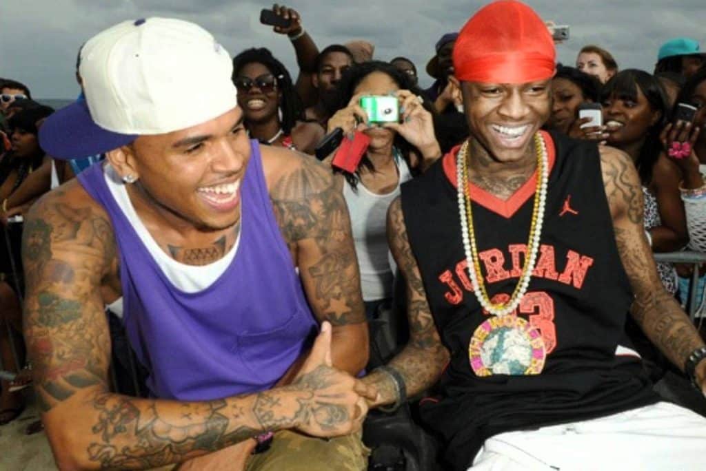 image chris brown & souljaboy actu rappeur us