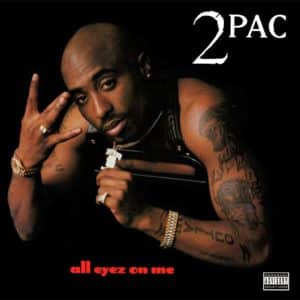 image cover album All Eyez On Me de Tupac