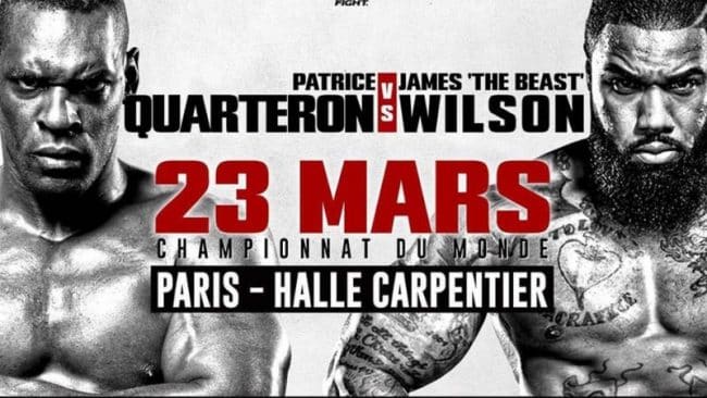 image Patrice Quarteron vs James Wilson