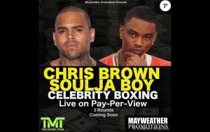 image affiche combat boxe Chris Borwn vs Soulja Boy