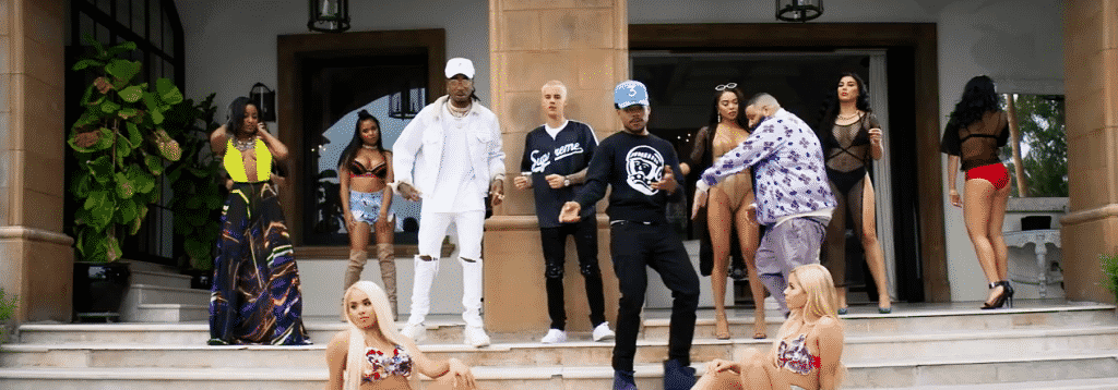 image DJ Khaled, Justin Bieber, Chance The Rapper, Quavo du clip I'm The One