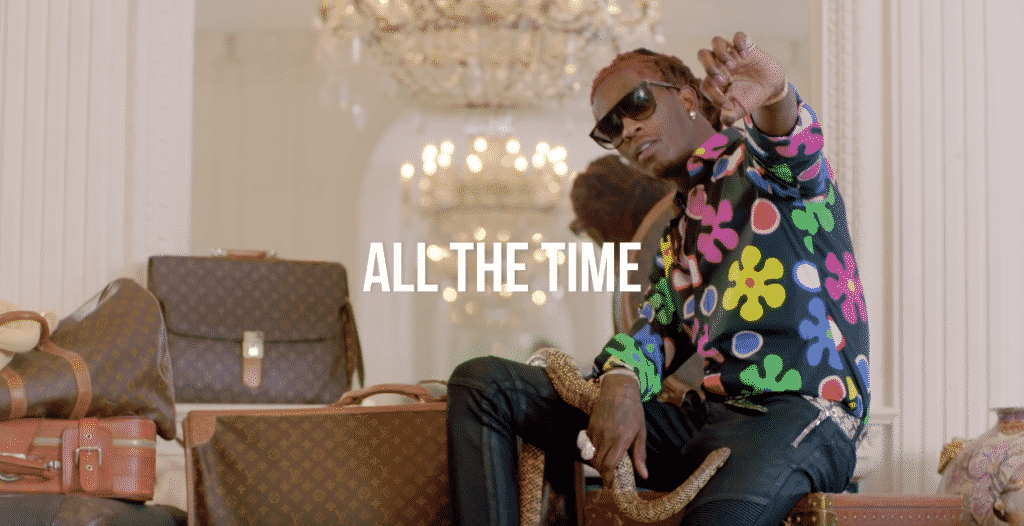 image Young Thug du clip All The Time