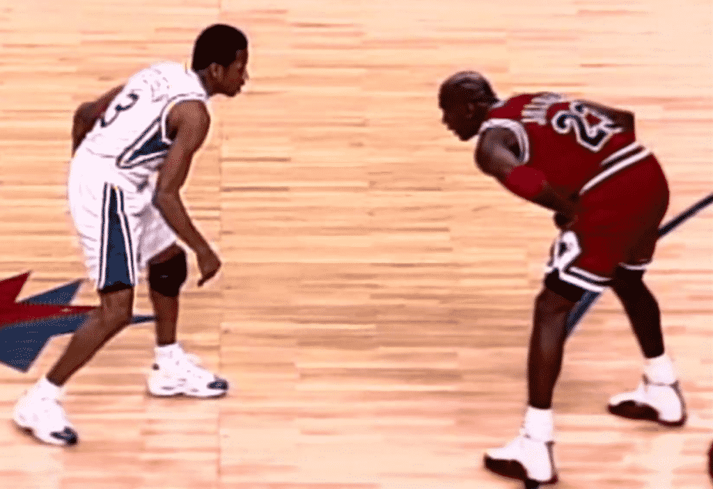 image allen iverson crossover Michael Jordan 1997