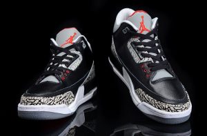 image double Air Jordan 3 OG Black Cement