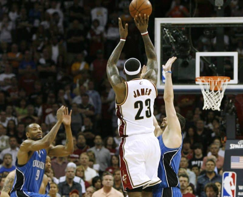 image lebron james buzzer beater orlando playoffs