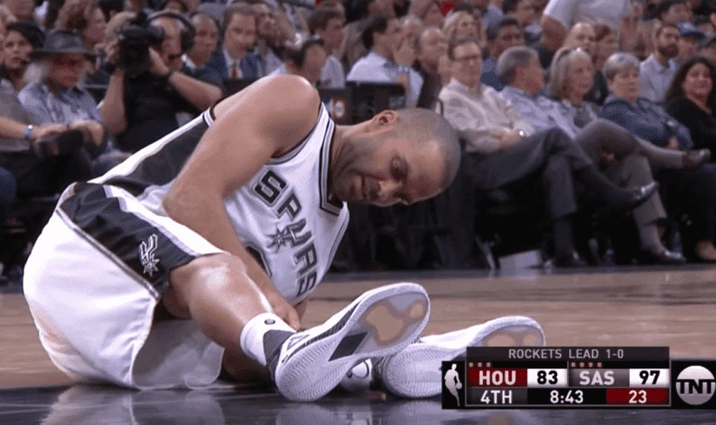 image tony parker blessure game 2 vs houston 2017