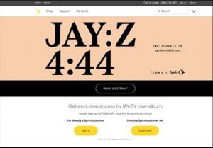 image Sprint annonce album 4 44 de Jay Z