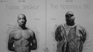 image Tupac & Biggie cover chronique clash des deux légendes