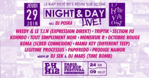 image affiche promotionnelle Night & Day Live 2017