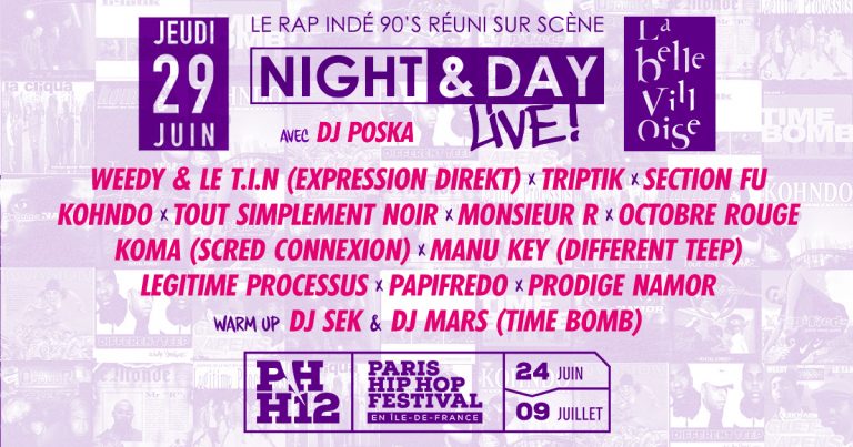 image affiche promotionnelle Night & Day Live 2017