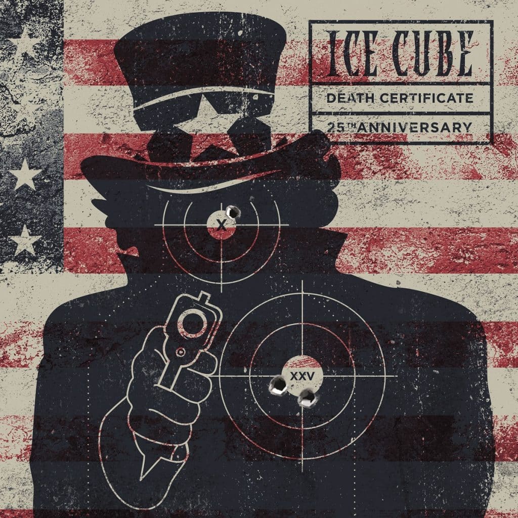 image cover réédition 25ème anniversaire album Death certificate de Ice Cube