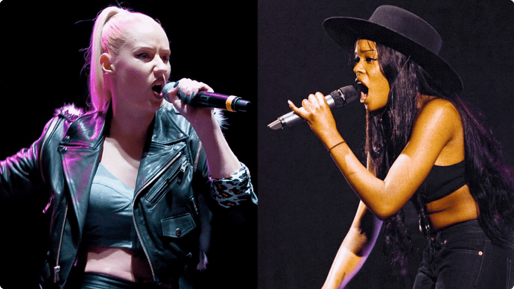 image Iggy Azalea et Azealia Banks article featuring annoncé