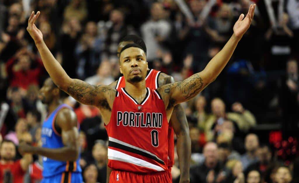 image Damian Lillard portland trailblazers 2017 juillet