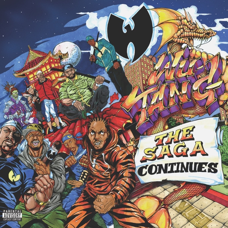 image cover album wu tang the saga continues 2017