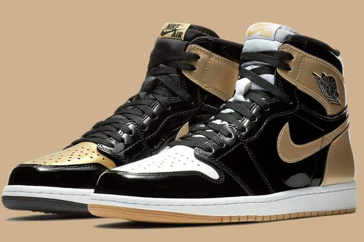 image air jordan 1 top 3 gold black white