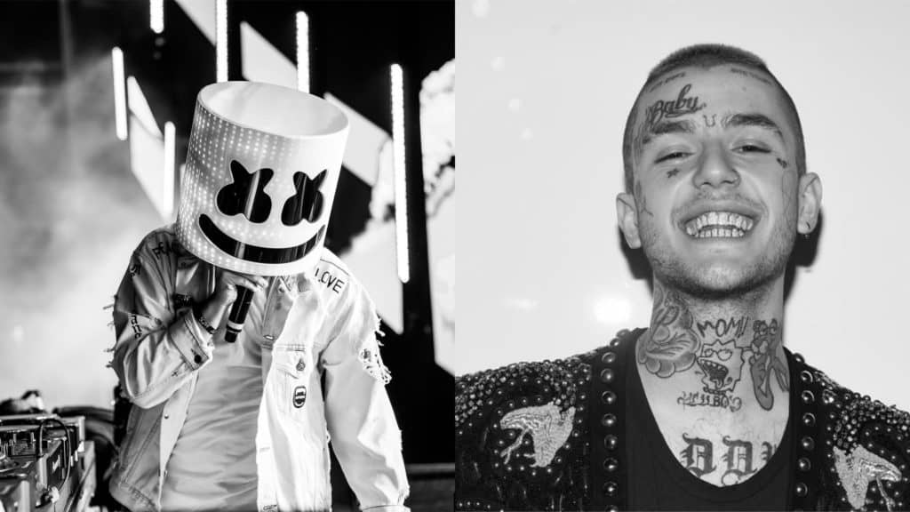 image marshmello lil peep