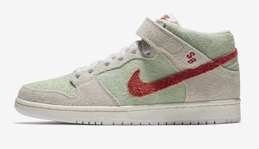 nike sb dunk mid blanche