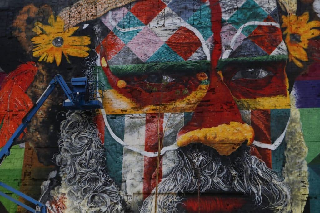 image graffiti kobra artiste brésilien