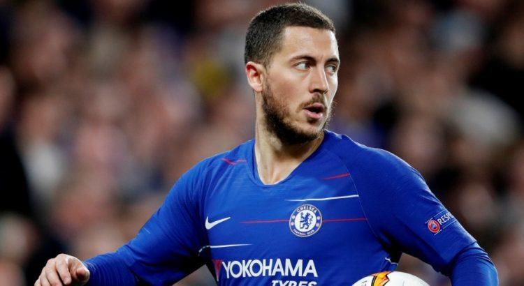 Image Eden Hazard Chelsea nouveau maillot