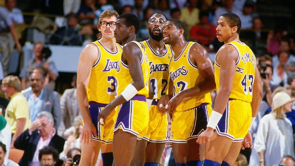 image lakers showtime magic johnson