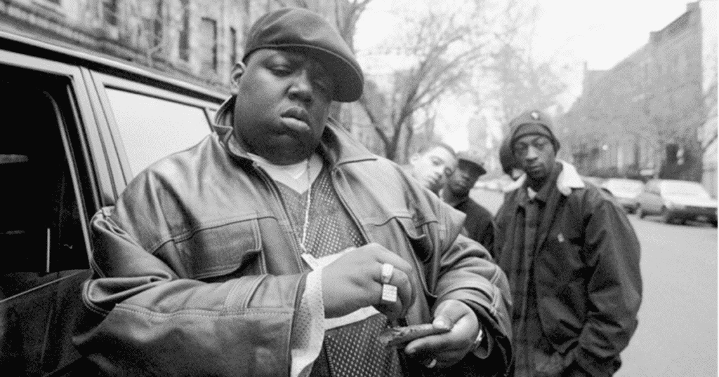 notorious big image in the streets