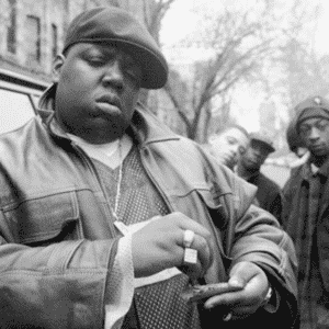 notorious big image in the streets