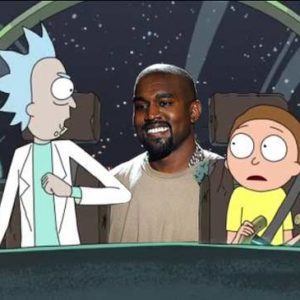 Image Kanye West Rick and Morty