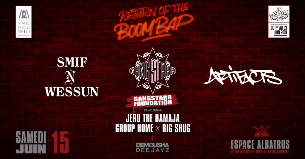 image return of the boom bap concert gang starr foundation