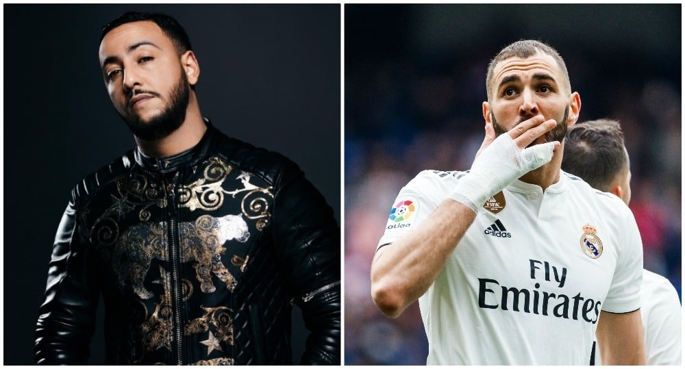 Image Lacrim son hommage Benzema