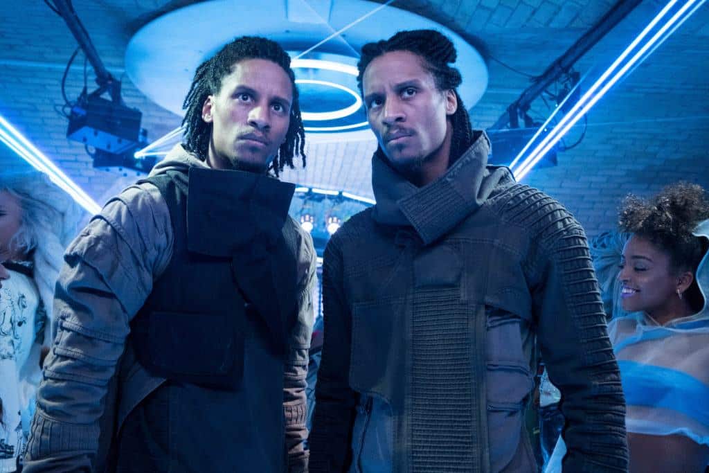 Les Twins men in black international film