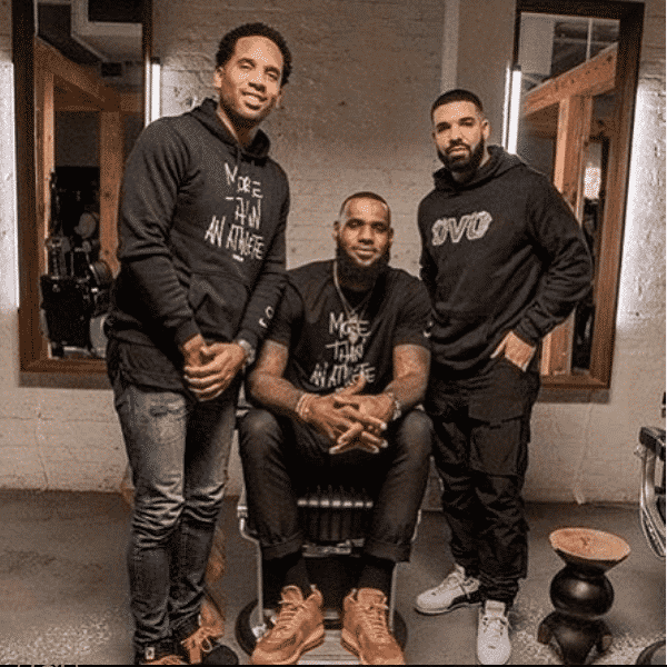 Image lebron james x drake x maverick carter