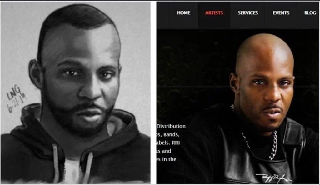 image La police a utilisé une photo de DMX pour dessiner le portrait-robot d'un homme recherché