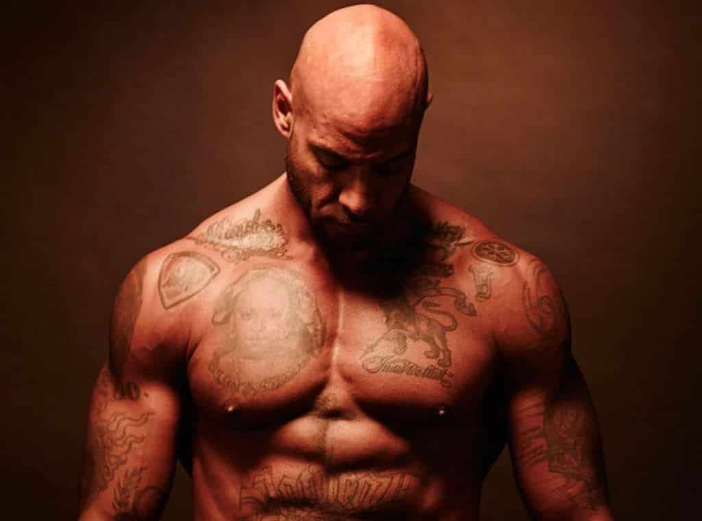 Le rappeur Booba en image