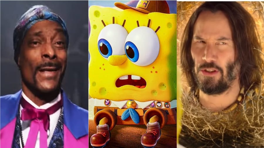 Snoop Dogg et Keanu Reeves seront dans le film Bob l'Eponge