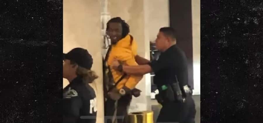 Arrestation musclée d'Offset à Los Angeles