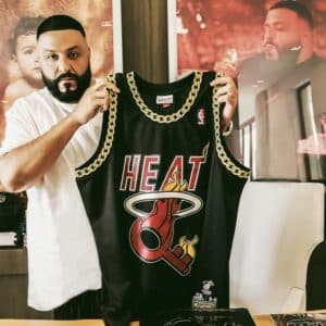 Dj Khaled arbore le maillot du Heat
