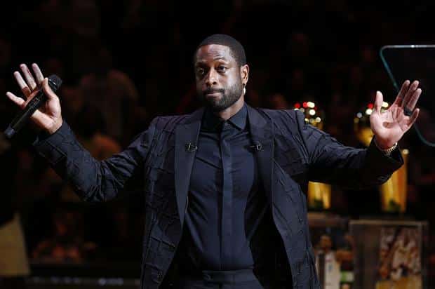 Dwayne Wade cérémonie retrait maillot