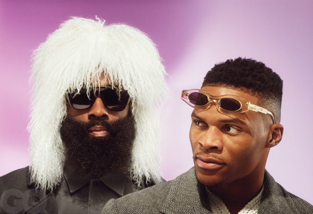 James Harden Russel Westbrook hommage Outkast cover GQ