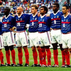Equipe de France 1998 revival maillot Euro 2020