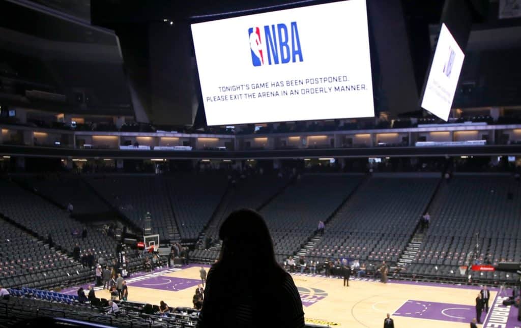 NBA salle vide