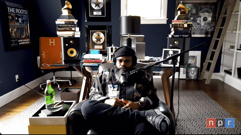 Black Thought nous offre un concert Tiny Desk à domicile