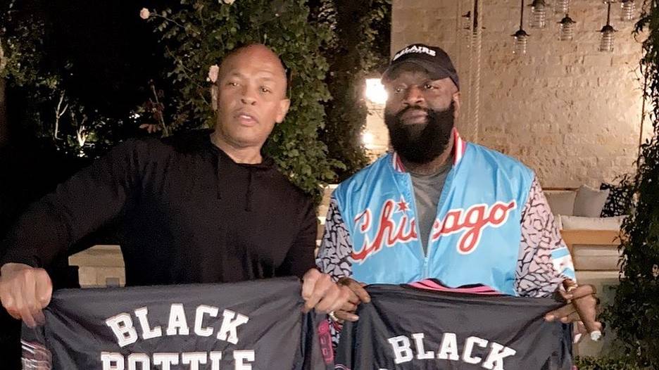 Dr.Dre chambre Rick Ross après les finales NBA