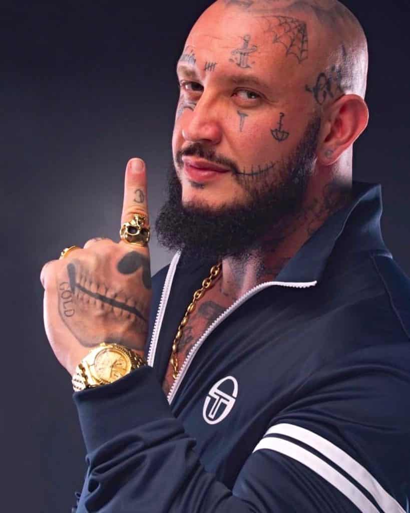 Seth Gueko avec la marque Sergio Tacchini