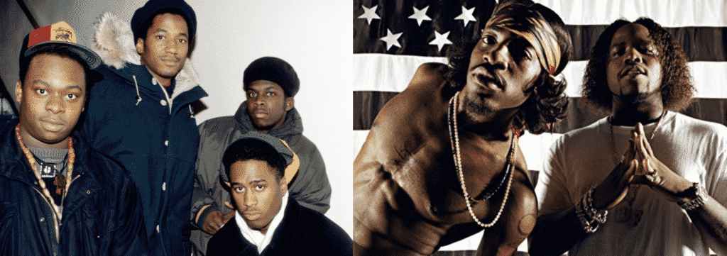 un battle avec Outkast et A Tribe Called Quest