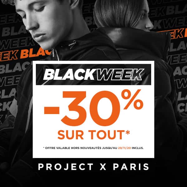 Project X Paris Black Friday Black week