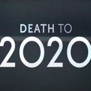 "Death to 2020" affiche du documentaire parodique par les créateurs de Black Mirror