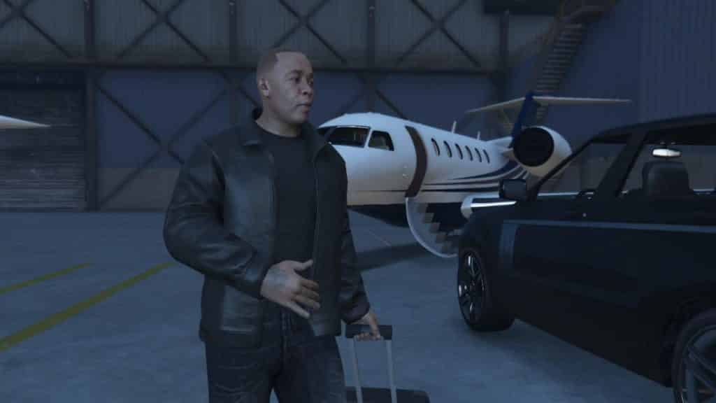 Dr Dre dans une mission de braquage dans GTA V Online